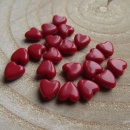 Klein kraaltje hartje rood acryl