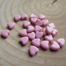 Klein kraaltje hartje roze acryl