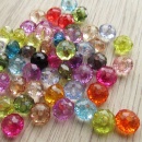 Mix kunststof kralen rondellen