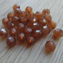 Acryl facetkraal bruin