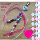 Kinderfeestje tashanger blauw roze maken