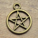 Bedel pentagram brons