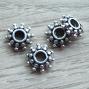 Grotere spacerkraal metaal