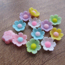 Cabochon plaksteen gekleurd hart