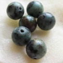 Turquoise kraal rond