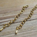 verlengketting goudkleurig