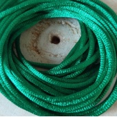 satijnkoord groen sieraden maken