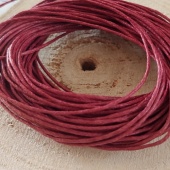 waxkoord sieraden maken rood