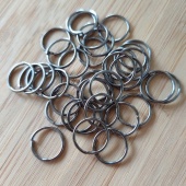 Open ring sieraden maken antraciet