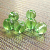 groene-glaskraal-rond-8mm-transparant