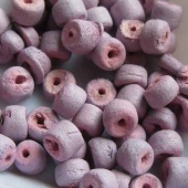 Kokos kraal disc roze