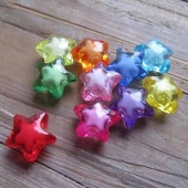 Grote kralen ster kunststof