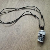 stoere ketting doodskop