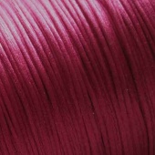 satijnkoord aubergine sieraden maken