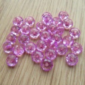Kunststof kralen paars