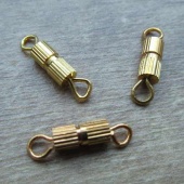 Schroefsluiting goudkleurig sieraden maken