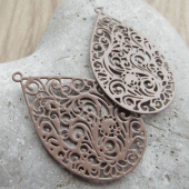 Bohemian hander taupe druppel