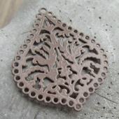 Hanger barok druppel taupe