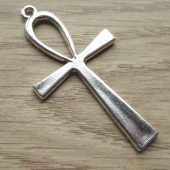 Bedel angh kruis zilver