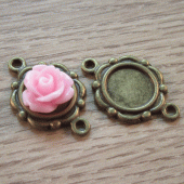 Zetting voor plaksteen brons