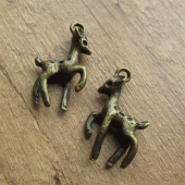 Bedeltje hertje bronskleurig