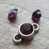 Puntsteen SS29 amethist