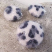 faux fur cabochons