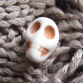 Doodskop kraal turquoise