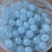 Jelly stijl kraal blauw