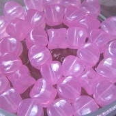 Acryl kraal kussentje roze