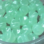 Groene acryl kraal kussentje