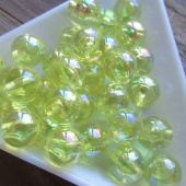 Glanskralen acryl geel 