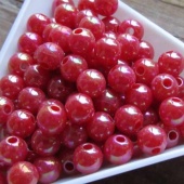 Kinderkraal met glans rood