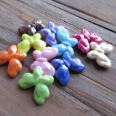 Mix vlinderkralen acryl