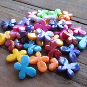 Mix vlinderkralen acryl