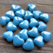 Kinderkraal glanskraal hartje aqua