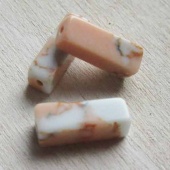 Jaspis kraal rechthoekig