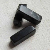 Jaspis kraal zwart rechthoekig