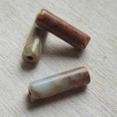 Jade kraal buisvormig 