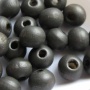 Zwart houten kraal 8 mm