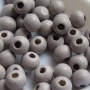 Houten kraal taupe 6 mm