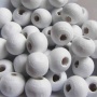 Houten kraal wit 6 mm