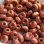 Houten kraal kleine rondelle maroon,
