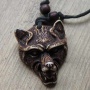 Stoere ketting wolf