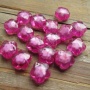 Bloemkraal pink kunststof