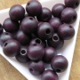 Houten kraal diep paars 10 mm