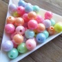 Mix glanskralen zoete kleuren